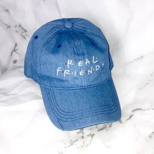 NEW Real friends denim SnapBack hat